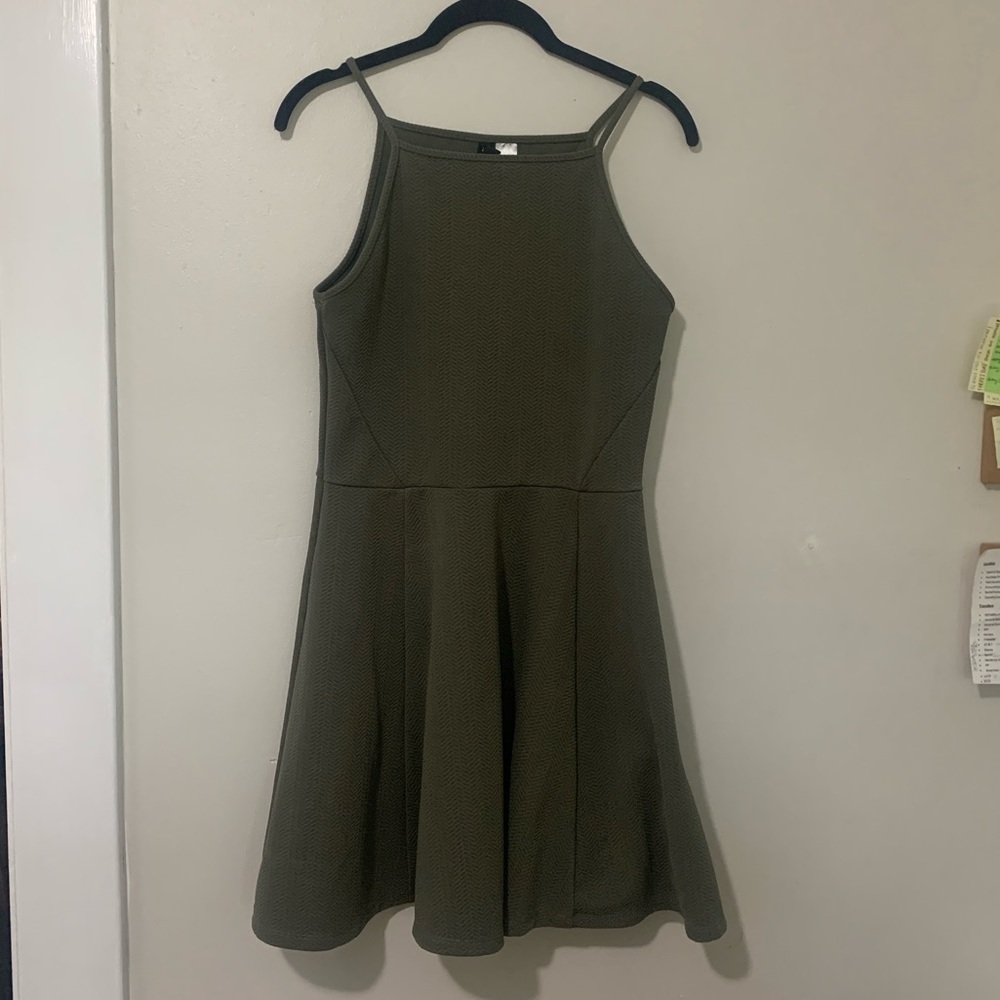 HM Olive Green Dress
